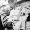 Alan Freed and Lance Freed Akron, Ohio 1947